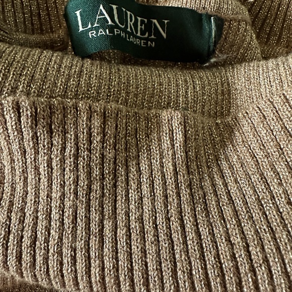 NWOT Ralph Lauren Shimmer Turtleneck - Picture 5 of 9